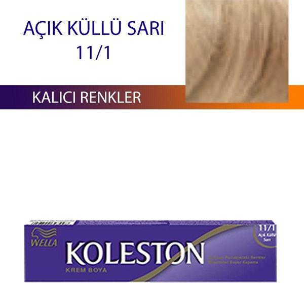 Single Tüp Boya Saç Boyası Açık Küllü Sarı 11/1 - Image 1
