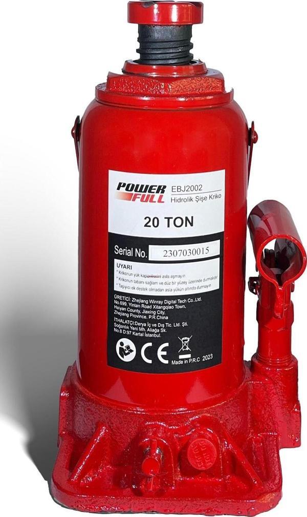 POWERFULL 20 Ton Hidrolik Şişe Kriko - Image 1