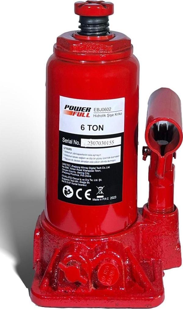 POWERFULL 6 Ton Hidrolik Şişe Kriko - Image 1