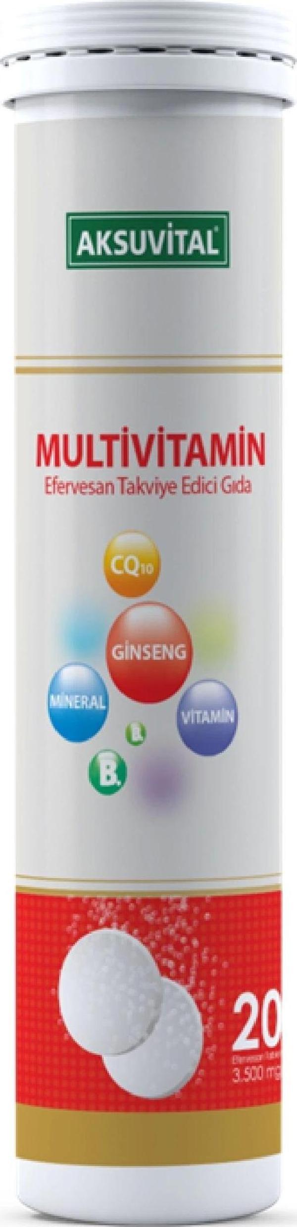 Aksu Vital Multivitamin Efervesan - Image 1