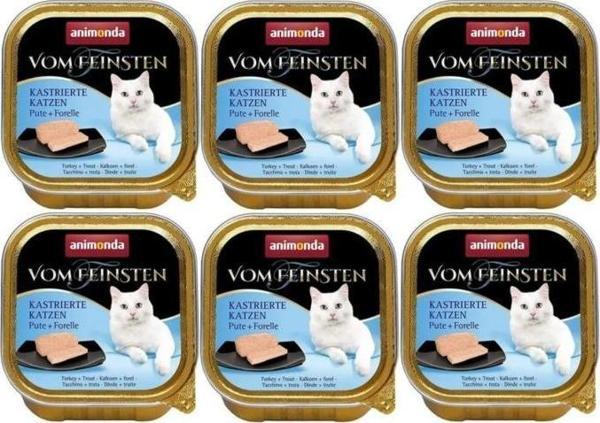 6 Adet Animonda Kısır Kedi Hindi Ve Alabalıklı  Kısırlastırılmış Konservesi 100gr - Image 1