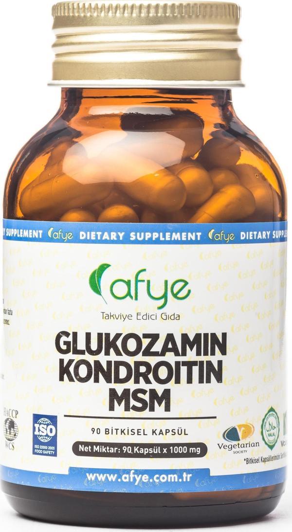 Afye Glukozamin Kondroitin M.S.M  90 Kapsül - Image 1