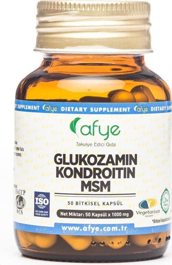 Afye Glulozamin Kondroitin. M.S.M  (50 kapsül) - Image 1