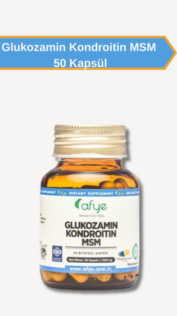 Afye Glulozamin Kondroitin. M.S.M  (50 kapsül) - Image 1