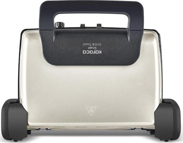 Karaca Crust Grill Toast Krem 1800 W Izgara ve Tost Makinesi - Image 1