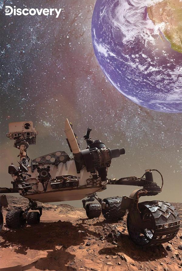 Prime 3D Discovery Mars Aracı ve Astronot İkili Puzzle 200 Parça 10232 - Image 1