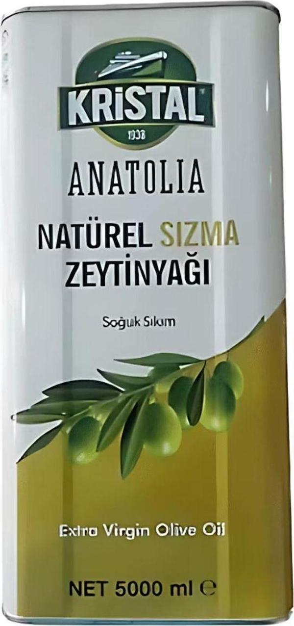 Kristal Anatolia Naturel Sızma Zeytinyağı 5 L - Image 1