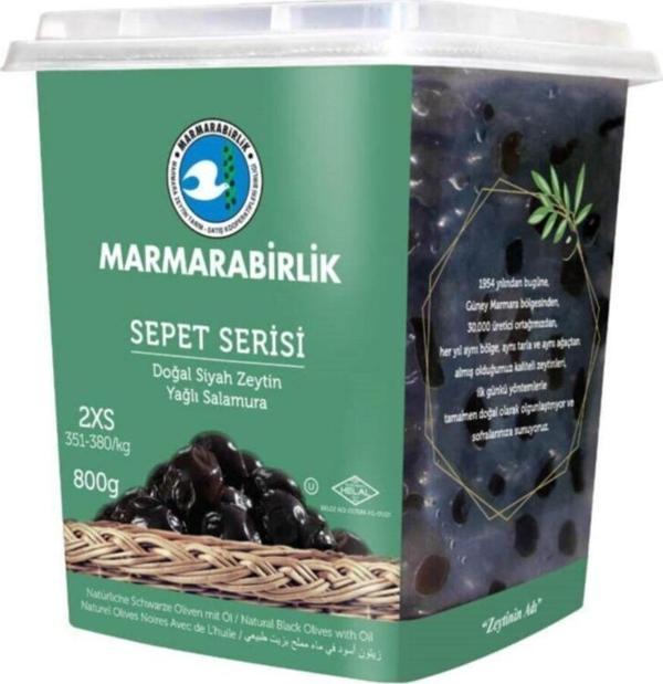 MarmaraBirlik Marmara Birlik Siyah Sepet Serisi 800 G 6 Adet - Image 1