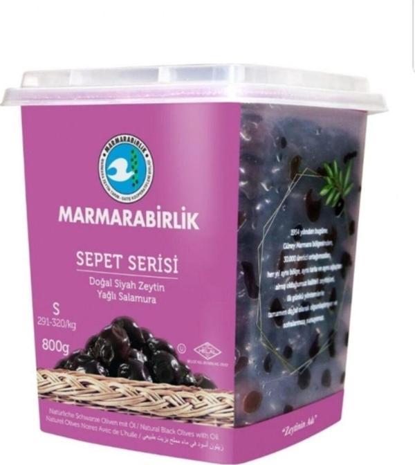 MarmaraBirlik S 291-320 Adet Sepet Serisi 800 Gr-6'Lı Mor Kutu  Zeytin - Image 1