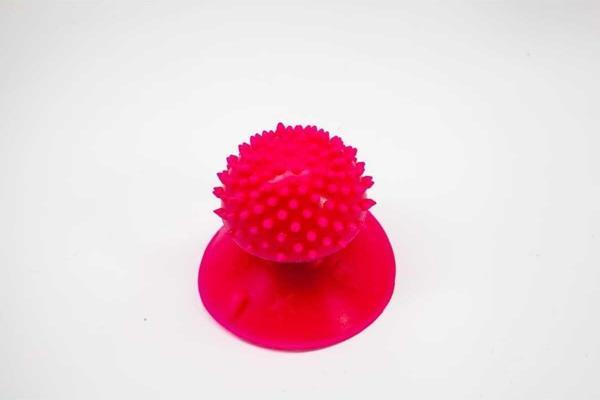 Tineke Vantuzlu Kedi Kaşınma Aparatı Mantar Pembe 1 Adet - Image 1