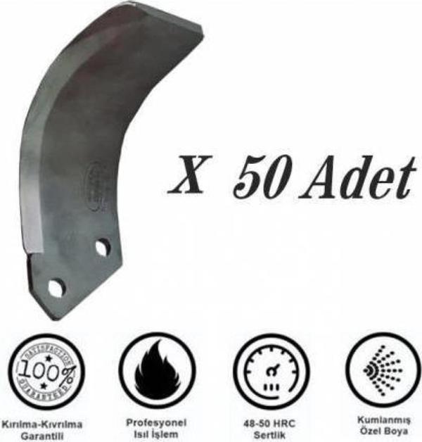 Ekstra Çelik C Tipi Rotovatör Bıçağı 7 mm 50 Adet-Torunoğlu / Ekerler Uyumlu - Image 1