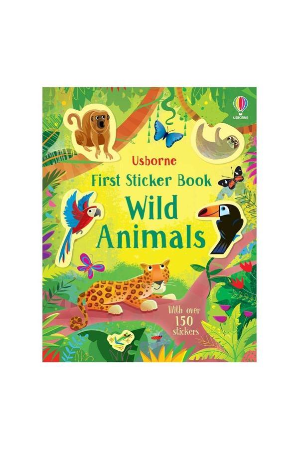 First Sticker Book Wild Animals - Usborne - Image 1