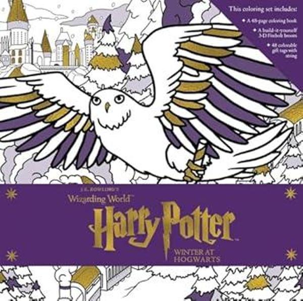 Harry Potter: Winter At Hogwarts Coloring Box Set - Insight Editions - Image 1