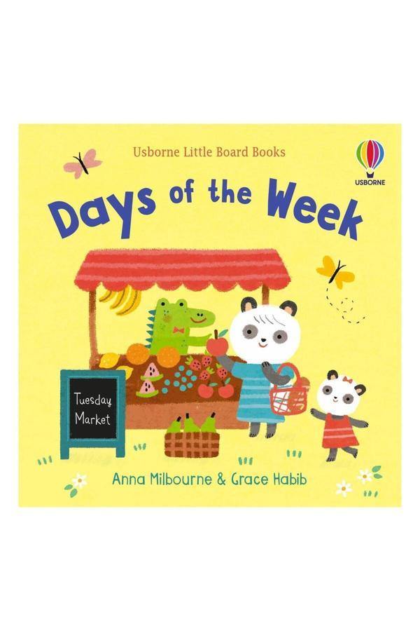 Days Of The Week Little Board Book - Usborne - Image 1