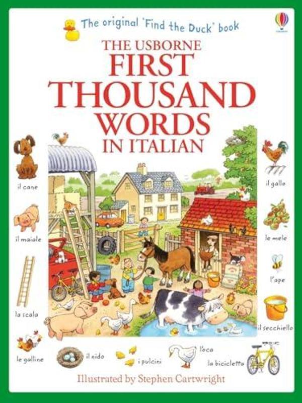 First 1000 Words In Italian - Usborne - Image 1