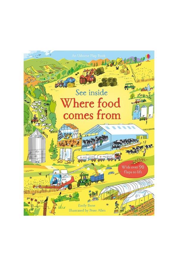 See Inside Where Food Comes From - Usborne - Image 1