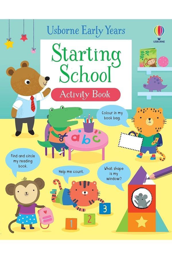 Starting School Activity Book - Usborne - Image 1