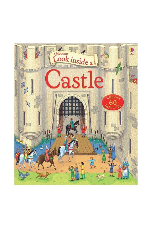 Look Inside a Castle - Usborne - Image 1