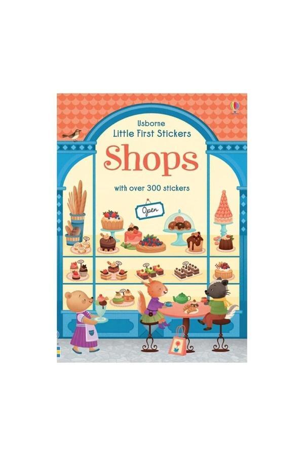 Little First Stickers Shops - Usborne - Image 1