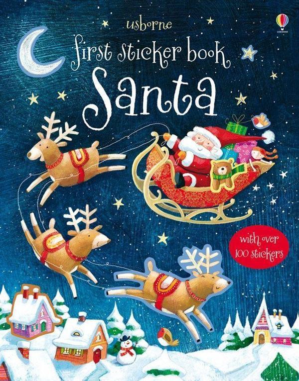 First Sticker Santa - Usborne - Image 1