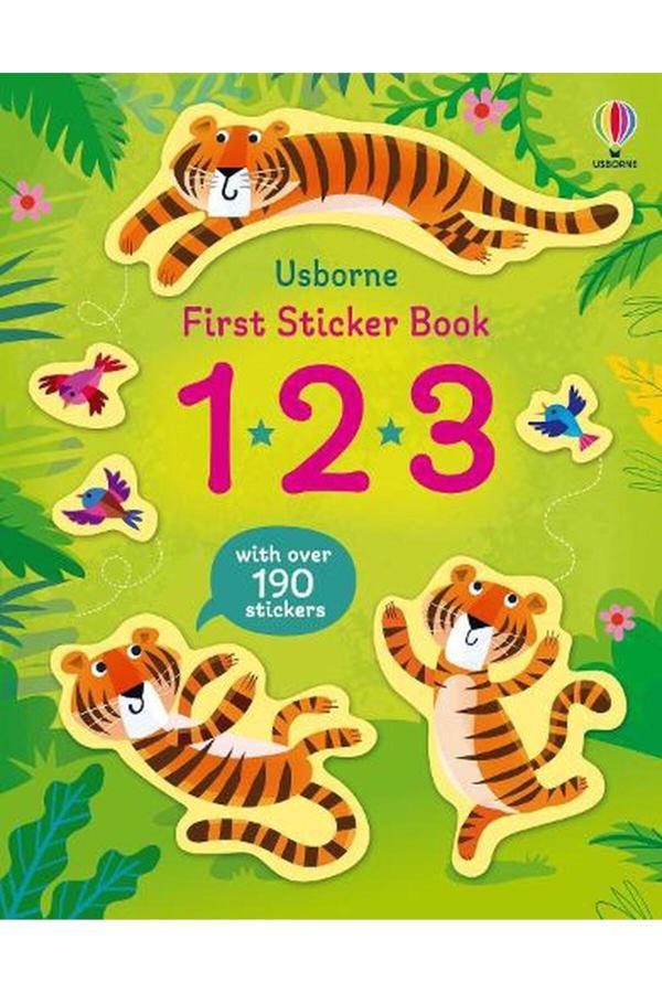First Sticker Book 123 - Usborne - Image 1
