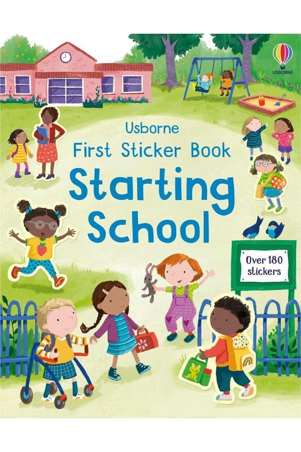 First Sticker Book Starting School - Usborne - Image 1