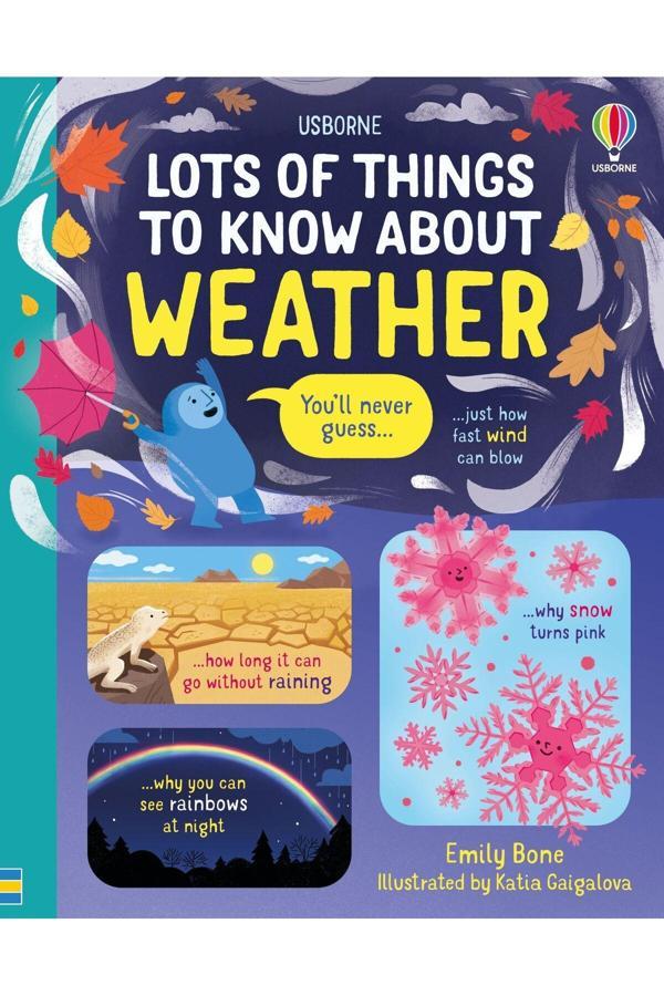 Lots Of Things to Know About Weather - Usborne - Image 1