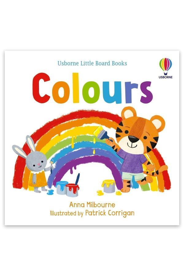 Colours Little Board Book - Usborne - Image 1