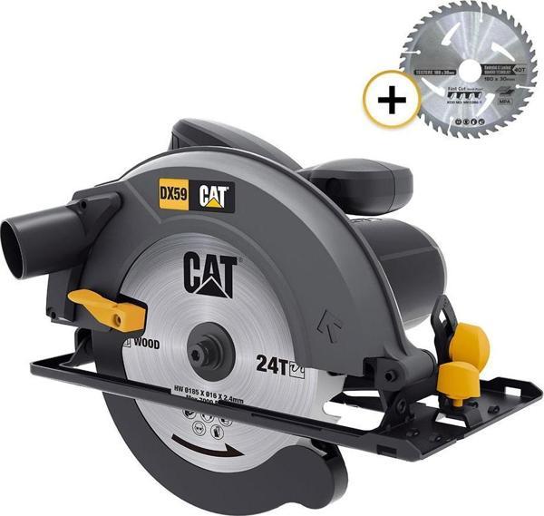 CAT DX59P 1400Watt 185mm Profesyonel Daire Testere + 1 Adet 185mm 40 Diş Yedek Testere - Image 1