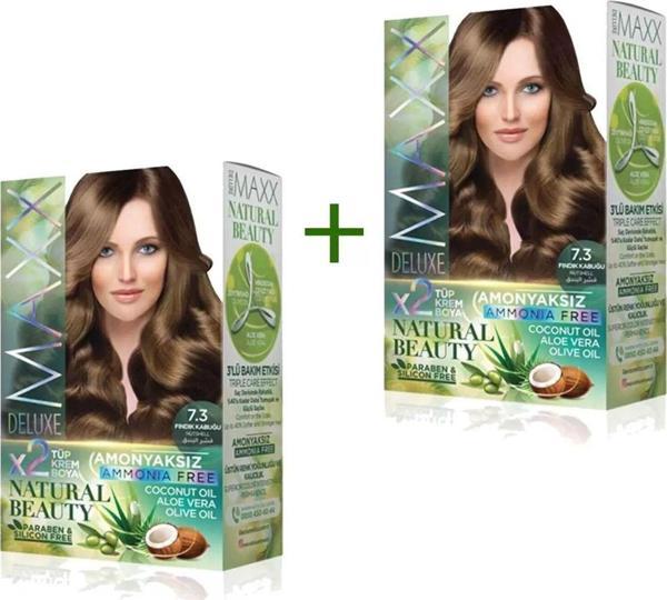 Mbb E-Ticaret 2 Paket Natural Beauty Amonyaksız Saç Boyası 7.3 Fındık Kabuğu - Image 1