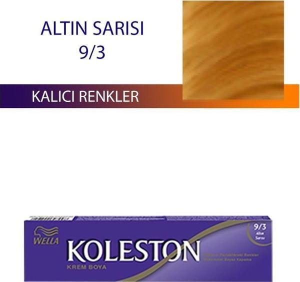 Mbb E-Ticaret Single Tüp Boya Saç Boyası Altın Sarısı 9/3 - Image 1