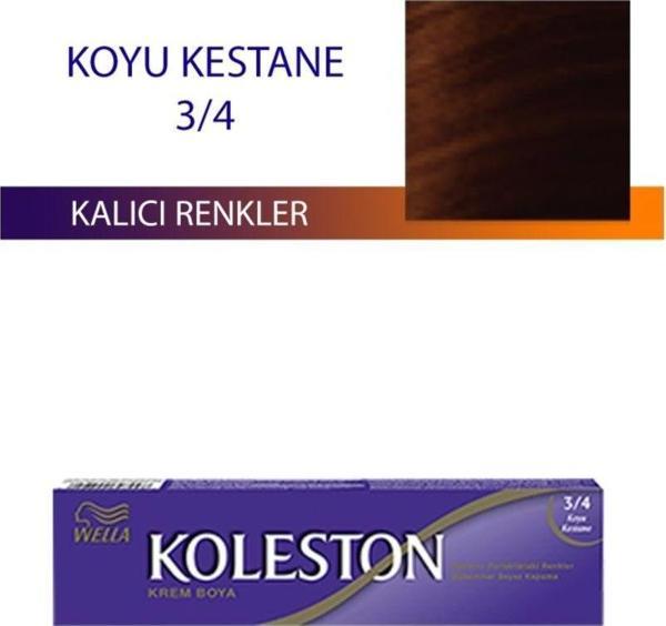 Mbb E-Ticaret Single Tüp Boya Saç Boyası Koyu Kestane 3/4 - Image 1