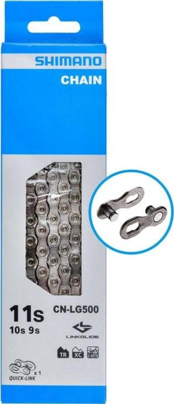 Shimano CN-LG500 9-10-11 Vites 126 Bakla Bisiklet Zinciri - Image 1