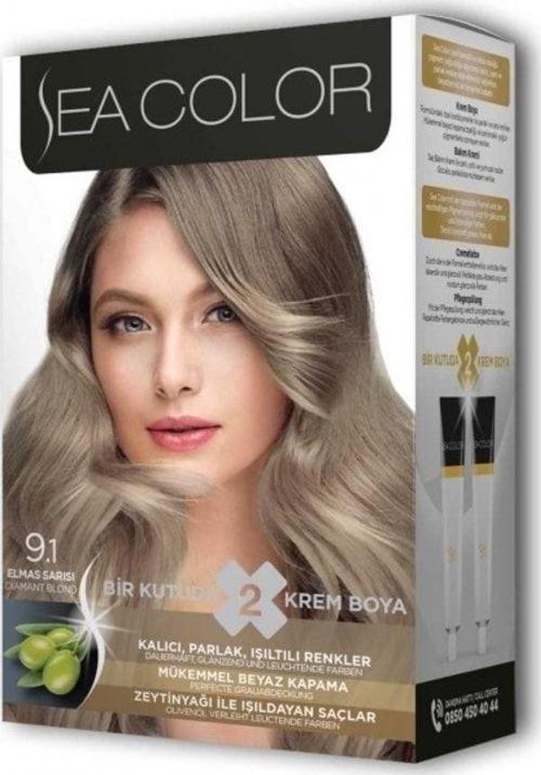 Mbb E-Ticaret 2 Tüp Krem Saç Boyası Seti Elmas Sarısı No:9.1 - Image 1