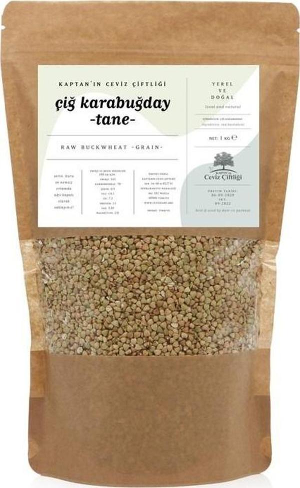 Çiğ Karabuğday Tane Yerli Glütensiz - Vegan 400 g - Image 1