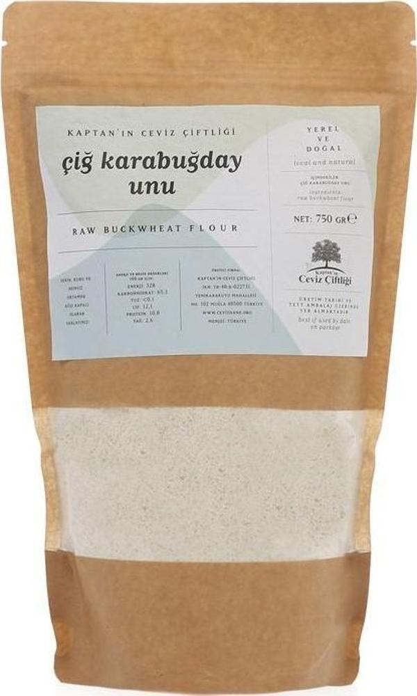 Çiğ Karabuğday Unu Yerli ve Glütensiz (750 G) - Image 1