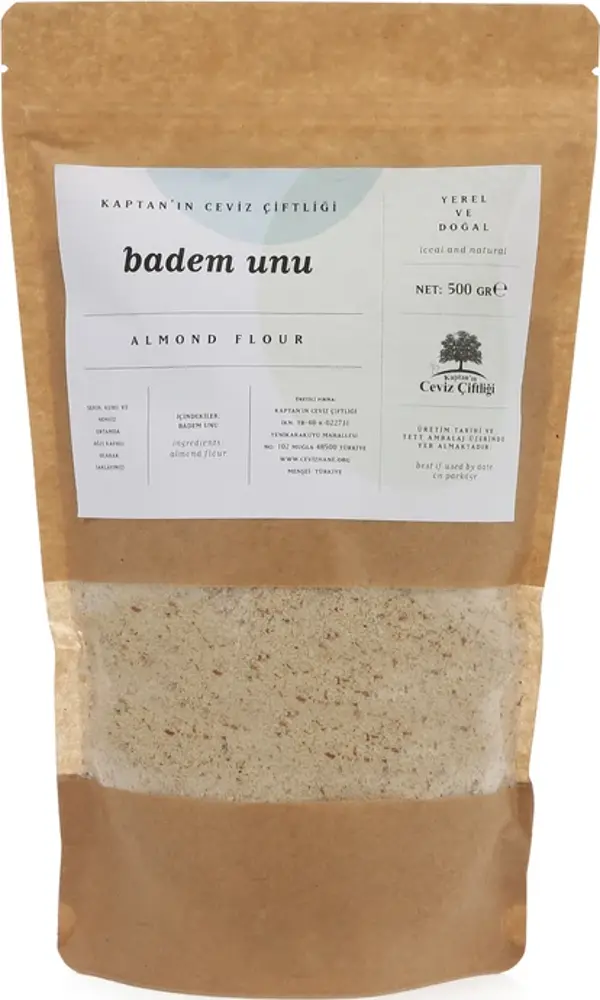 Yerli Badem Unu İnce Çekim Glütensiz ve Vegan (500 G) - Image 1