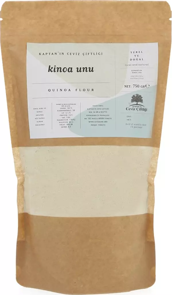 Yerli Kinoa Unu Glütensiz ve Vegan (750 G) - Image 1