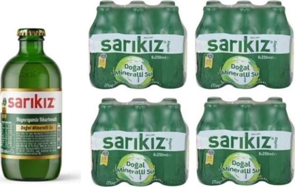 Sarıkız Sade(Soda) Maden Suyu 250 Ml X 24 Adet - Image 1