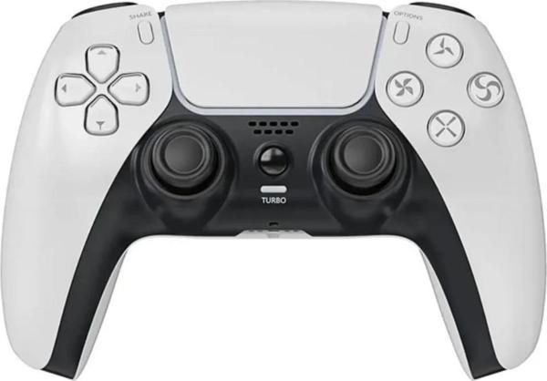 P4 Plus Bluetooth Titreşimli PS4/PS5 Uyumlu PC Telefon Joystick Kablosuz Oyun Kolu - Image 1