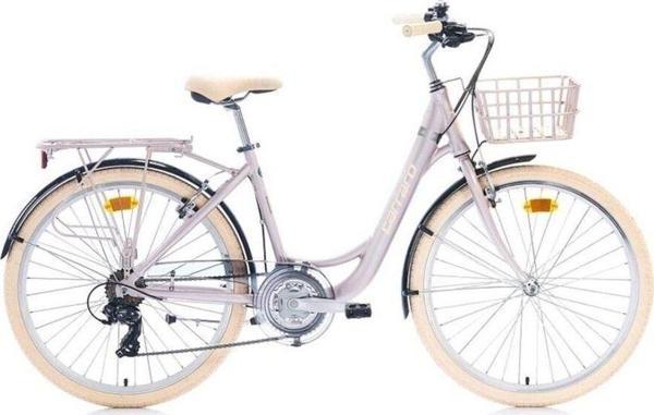 Carraro 26" Julıet 26 21-V Vb 43-Cm Mat Metalik Pembe-Krom-Krem - Image 1
