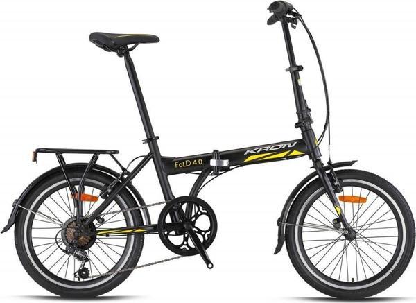 Kron 20J Fold 4.0 7Vites Katlanır Bisiklet - Kırmızı Siyah - Image 1