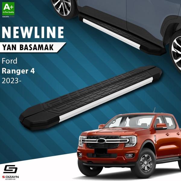 S-Dizayn Ford Ranger 4 NewLine Aluminyum Yan Basamak 203 Cm 2023 Üzeri A+ Kalite - Image 1