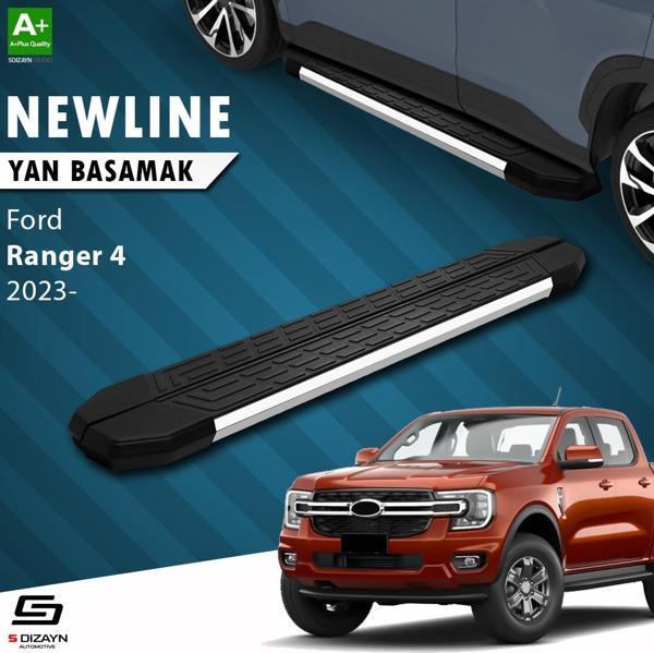 S-Dizayn Ford Ranger 4 NewLine Krom Yan Basamak 203 Cm 2023 Üzeri A+ Kalite - Image 1