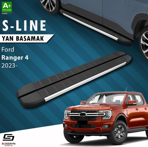 S-Dizayn Ford Ranger 4 S-Line Aluminyum Yan Basamak 203 Cm 2023 Üzeri A+ Kalite - Image 1