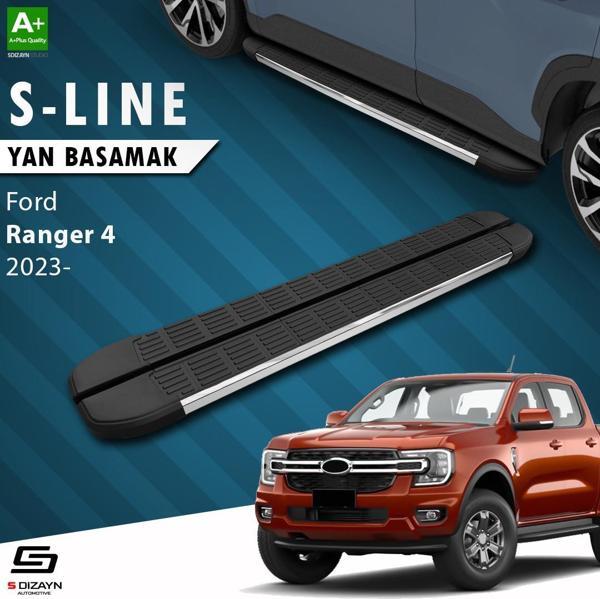 S-Dizayn Ford Ranger 4 S-Line Krom Yan Basamak 203 Cm 2023 Üzeri A+ Kalite - Image 1