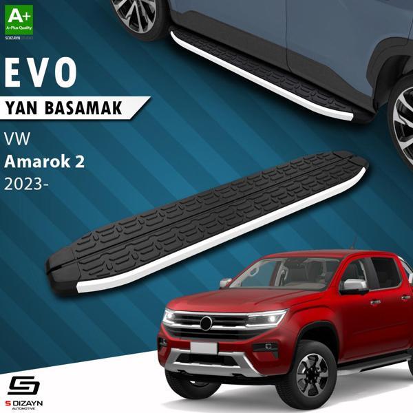 S-Dizayn VW Amarok 2 Evo Aluminyum Yan Basamak 203 Cm 2023 Üzeri A+ Kalite - Image 1