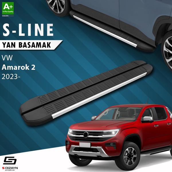 S-Dizayn VW Amarok 2 S-Line Aluminyum Yan Basamak 203 Cm 2023 Üzeri A+ Kalite - Image 1