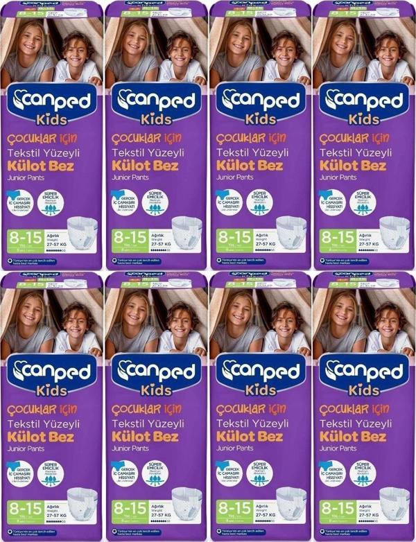 Canped Çocuklar için Emici Külot 8-15 yaş - 64 Adet - Image 1