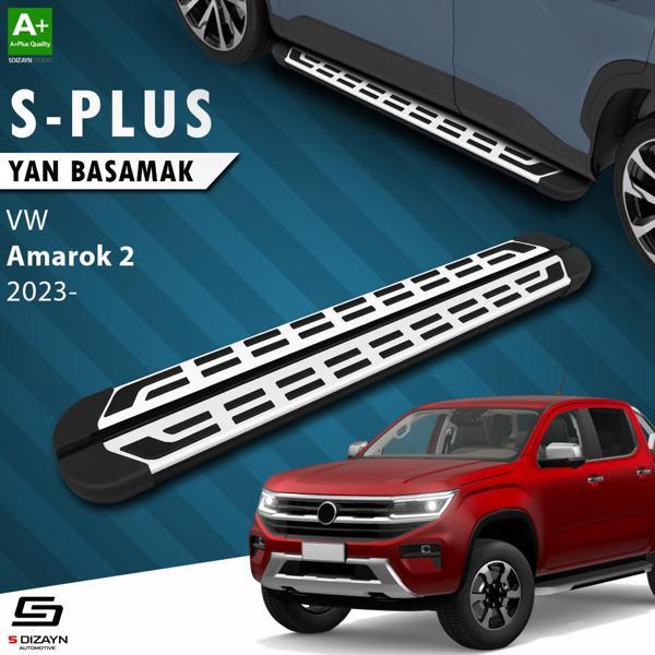 S-Dizayn VW Amarok 2 S-Plus Gri Yan Basamak 203 Cm 2023 Üzeri A+ Kalite - Image 1
